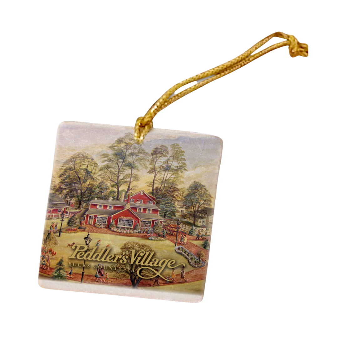 Marble Holiday Ornaments