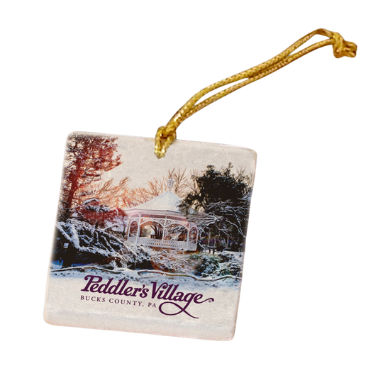 Marble Holiday Ornaments