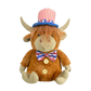 Patriotic Highland Cow