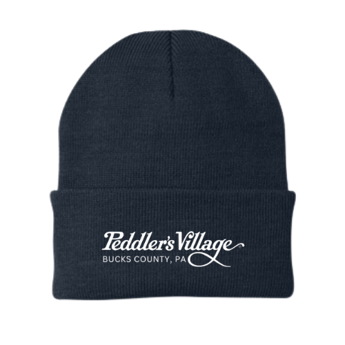 Peddler's Village Embroidered Beanie
