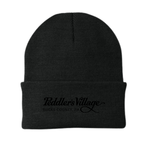 Peddler's Village Embroidered Beanie