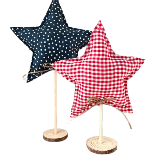 Rustic 4th of July Standers