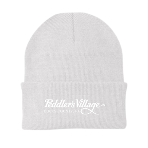 Peddler's Village Embroidered Beanie