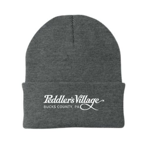 Peddler's Village Embroidered Beanie