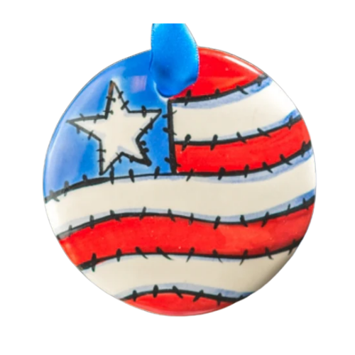 Hand-painted Ceramic Ornaments