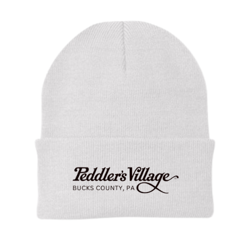 Peddler's Village Embroidered Beanie