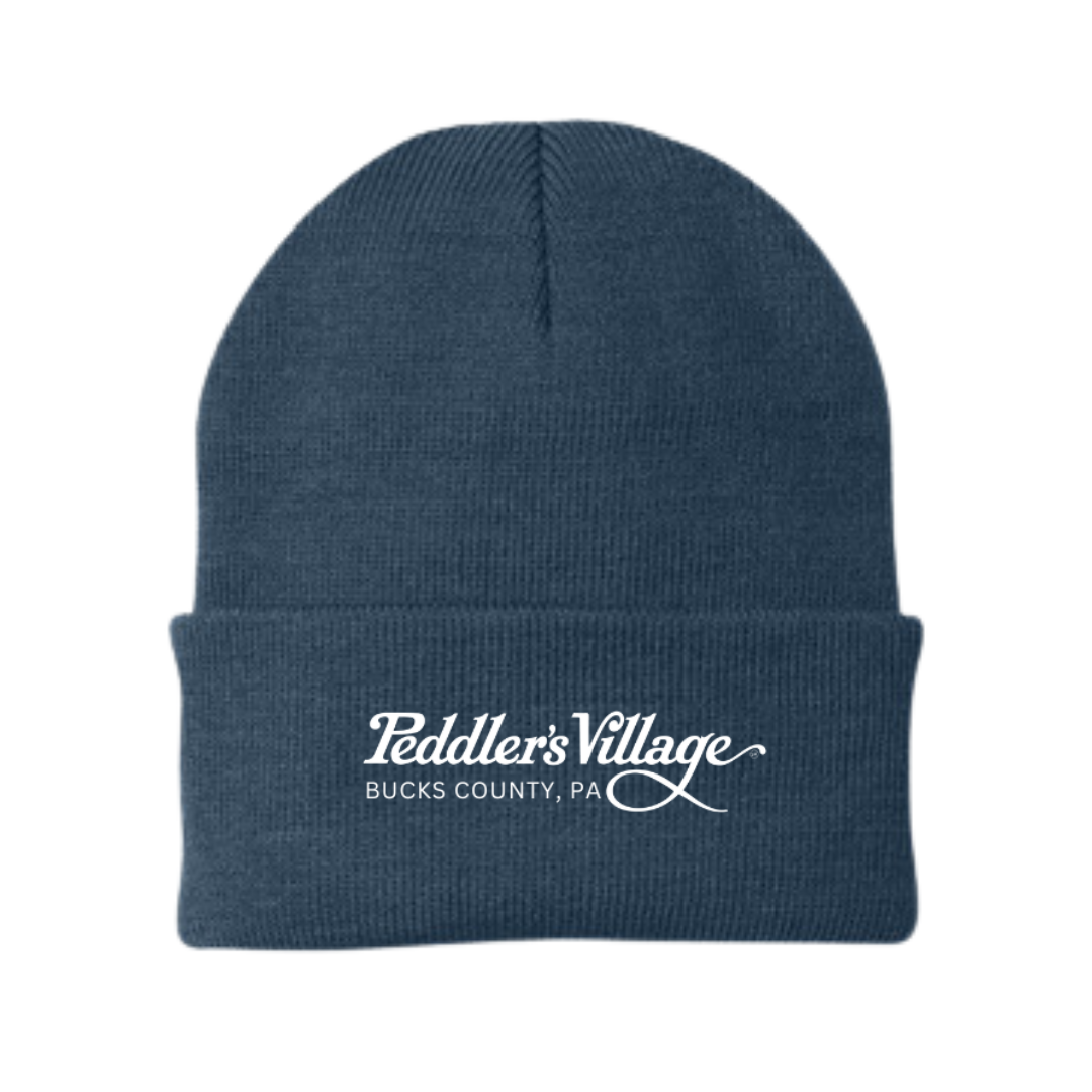 Peddler's Village Embroidered Beanie