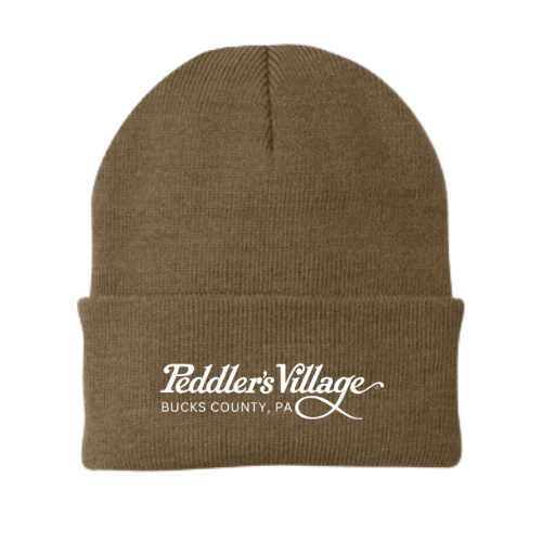 Peddler's Village Embroidered Beanie