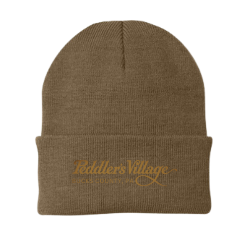Peddler's Village Embroidered Beanie