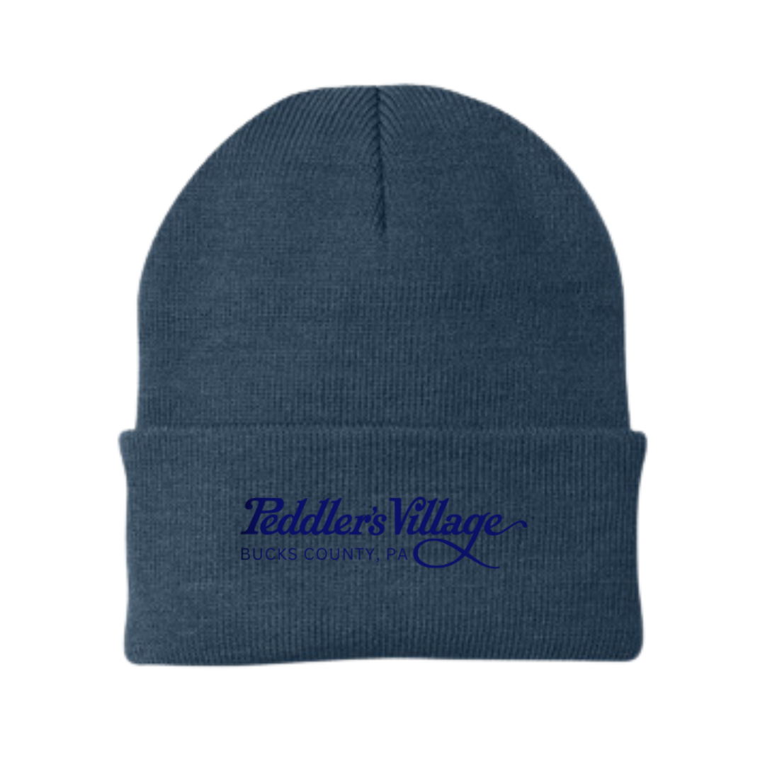 Peddler's Village Embroidered Beanie