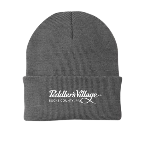 Peddler's Village Embroidered Beanie