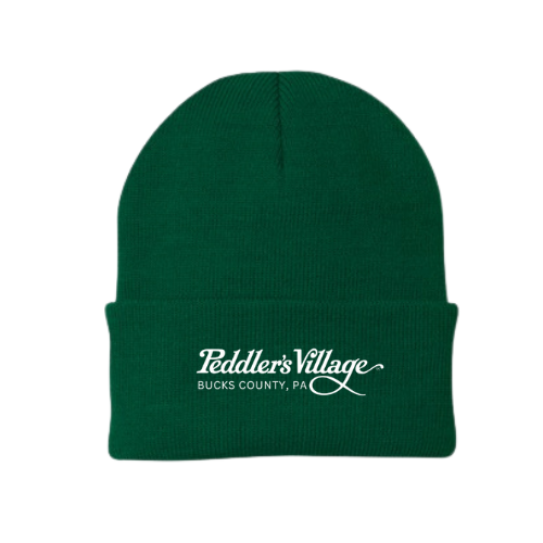 Peddler's Village Embroidered Beanie