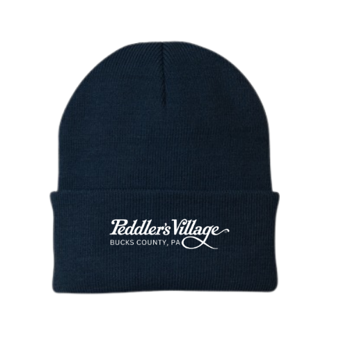 Peddler's Village Embroidered Beanie