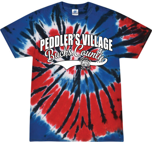 Peddler's Village Tie-Dye T-Shirt