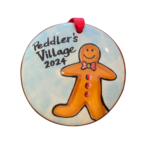 Hand-painted Ceramic Christmas Ornaments 2024