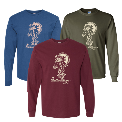 Adult Long Sleeve - Scarecrows in the Village T-Shirt