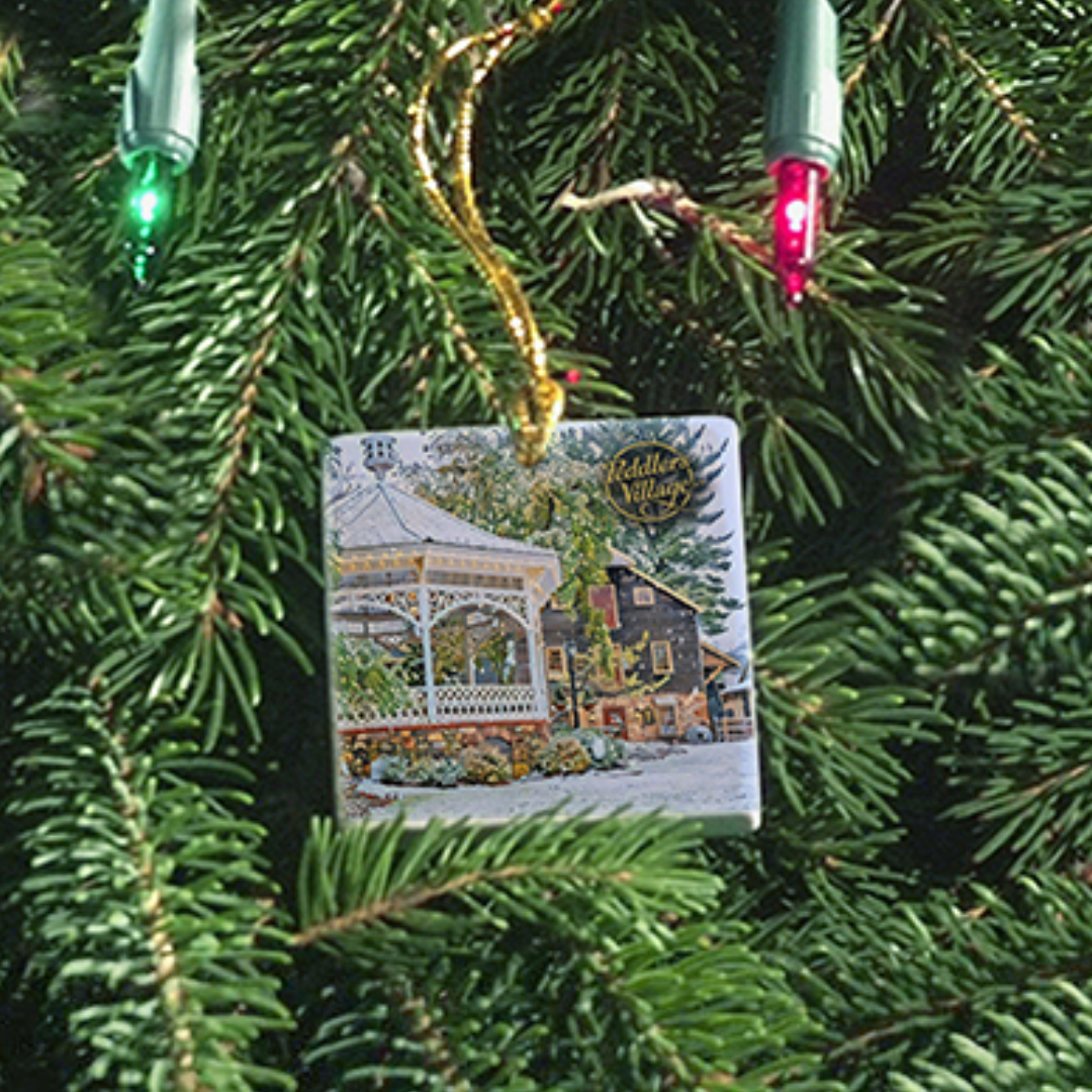 Marble Holiday Ornaments