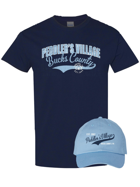 Set T-Shirt & Cap - Peddler Village-Bucks County
