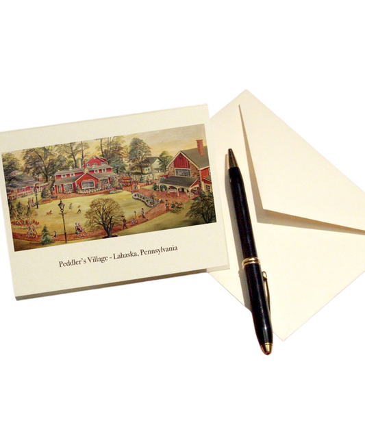 3-Pack Peddler's Village Notecards  w/ Envelopes